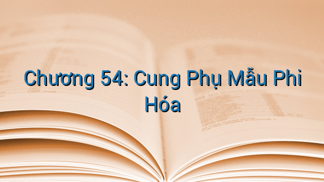 Chương 54: Cung Phụ Mẫu Phi Hóa