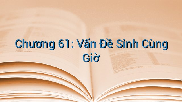 Chương 61: Vấn Đề Sinh Cùng Giờ