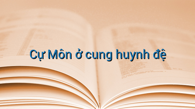 Cự Môn ở cung huynh đệ