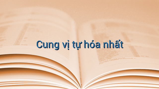 Cung vị tự hóa nhất