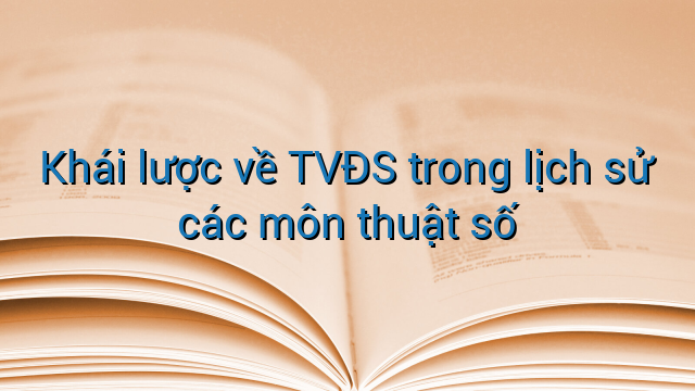 Khái lược về TVĐS trong lịch sử các môn thuật số
