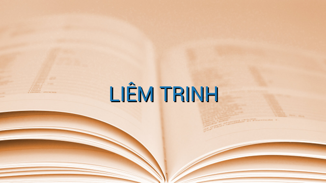 LIÊM TRINH