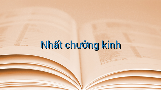 Nhất chưởng kinh