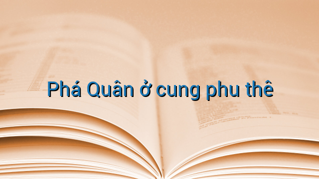 Phá Quân ở cung phu thê