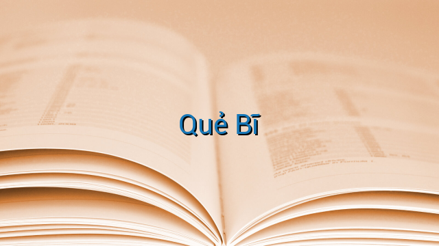 Quẻ Bĩ