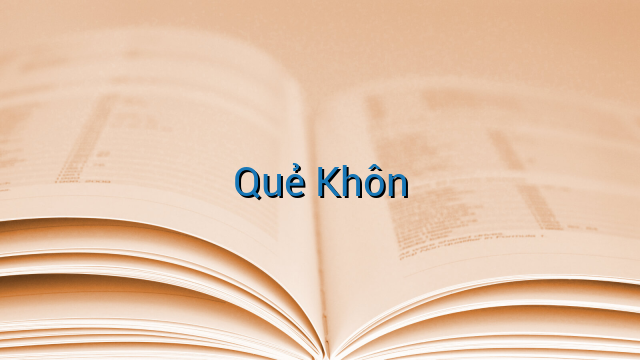 Quẻ Khôn