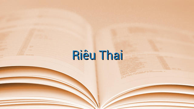 Riêu Thai