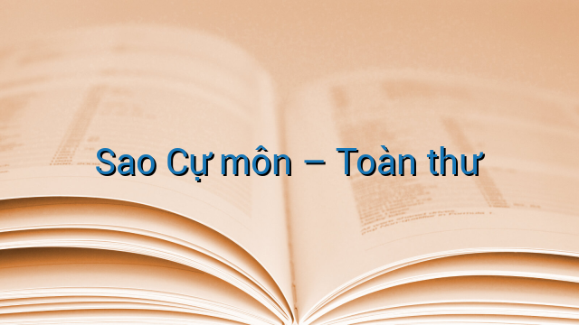 Sao Cự môn - Toàn thư