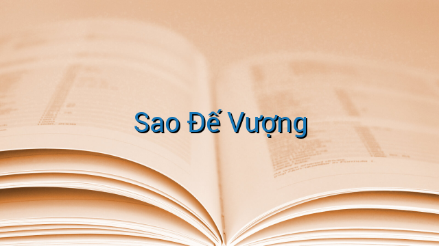 Sao Đế Vượng