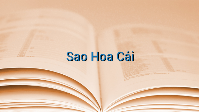 Sao Hoa Cái