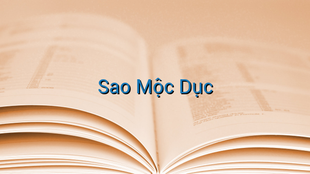 Sao Mộc Dục