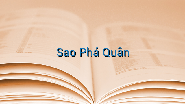 Sao Phá Quân