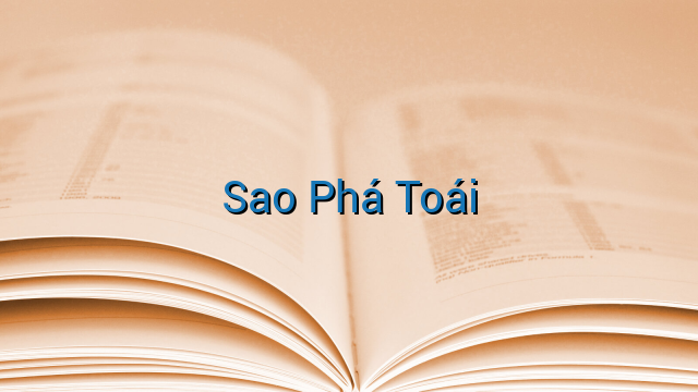 Sao Phá Toái