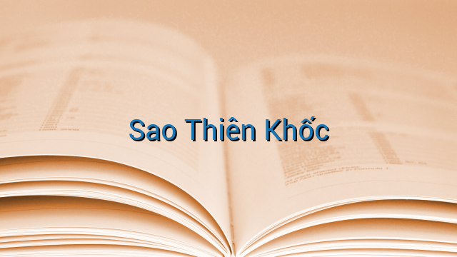 Sao Thiên Khốc