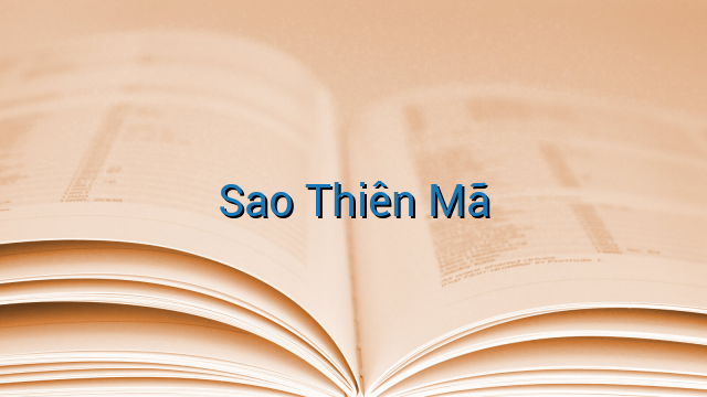 Sao Thiên Mã