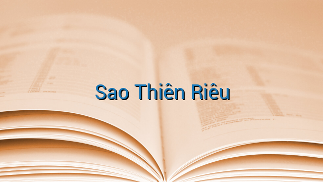 Sao Thiên Riêu