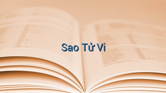 Sao Tử Vi
