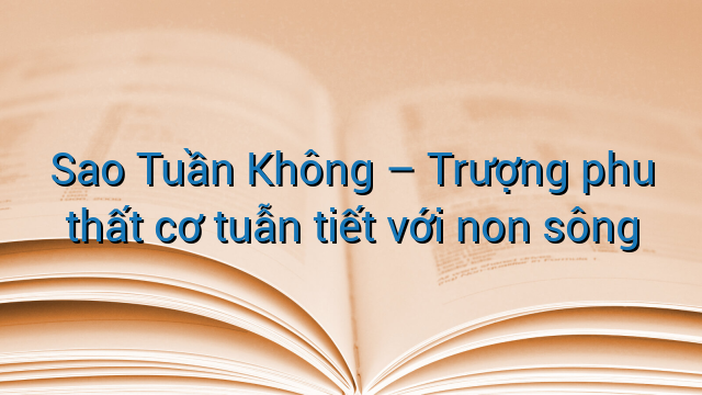 Sao Tuần Không - Trượng phu thất cơ tuẫn tiết với non sông