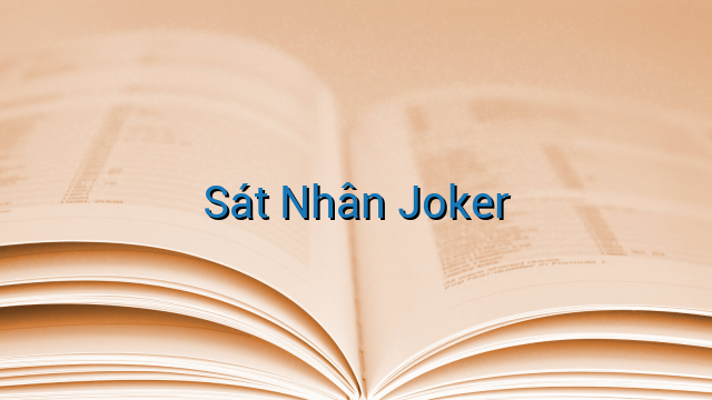 Sát Nhân Joker