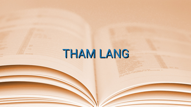 THAM LANG