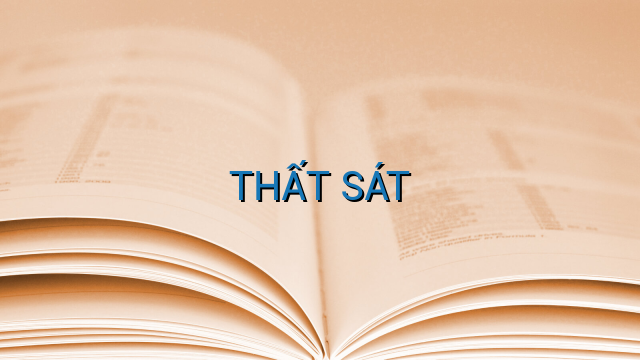 THẤT SÁT