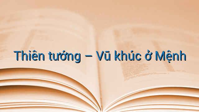 Thiên tướng - Vũ khúc ở Mệnh