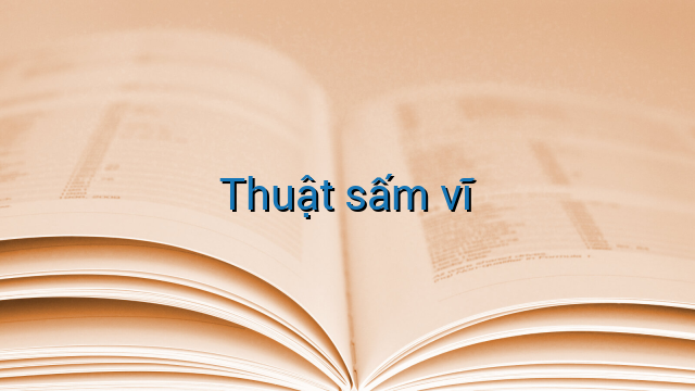 Thuật sấm vĩ