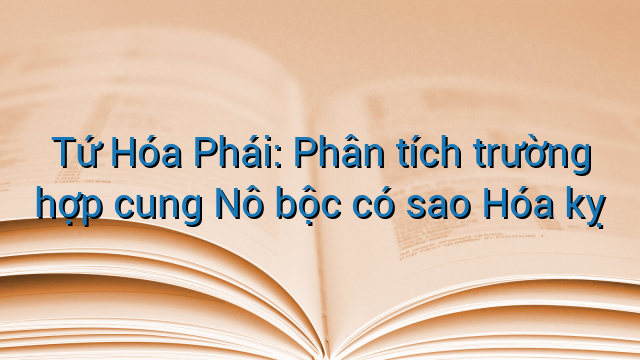 Tứ Hóa Phái: Phân tích trường hợp cung Nô bộc có sao Hóa kỵ