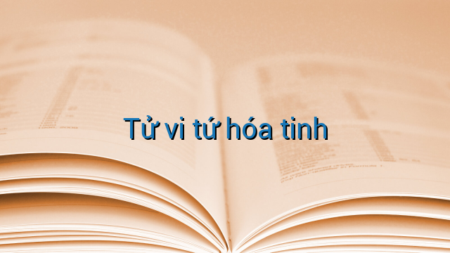 Tử vi tứ hóa tinh