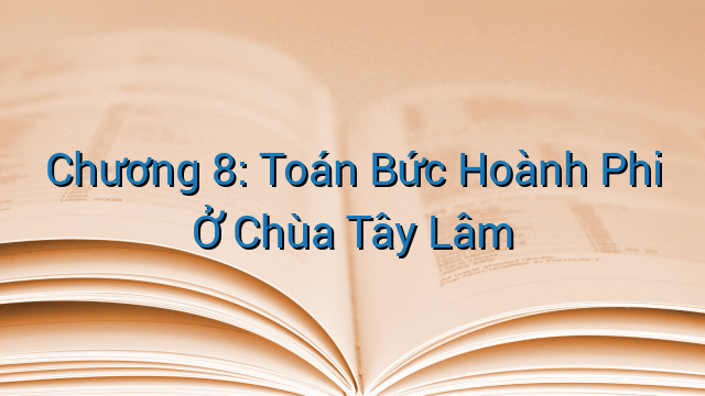 Chương 8: Toán Bức Hoành Phi Ở Chùa Tây Lâm