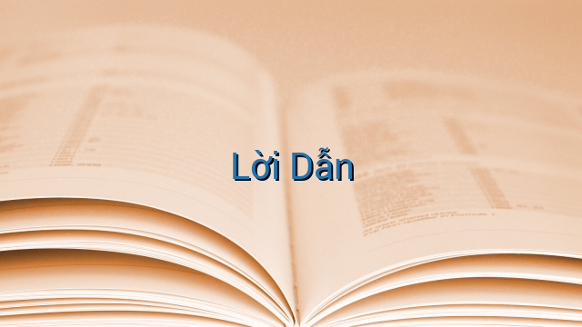 Lời Dẫn